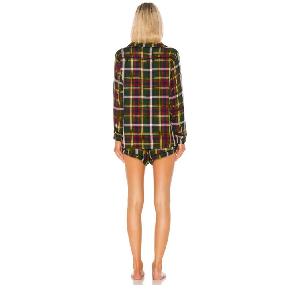 Plush Ultra Soft Plaid Pajama Set
